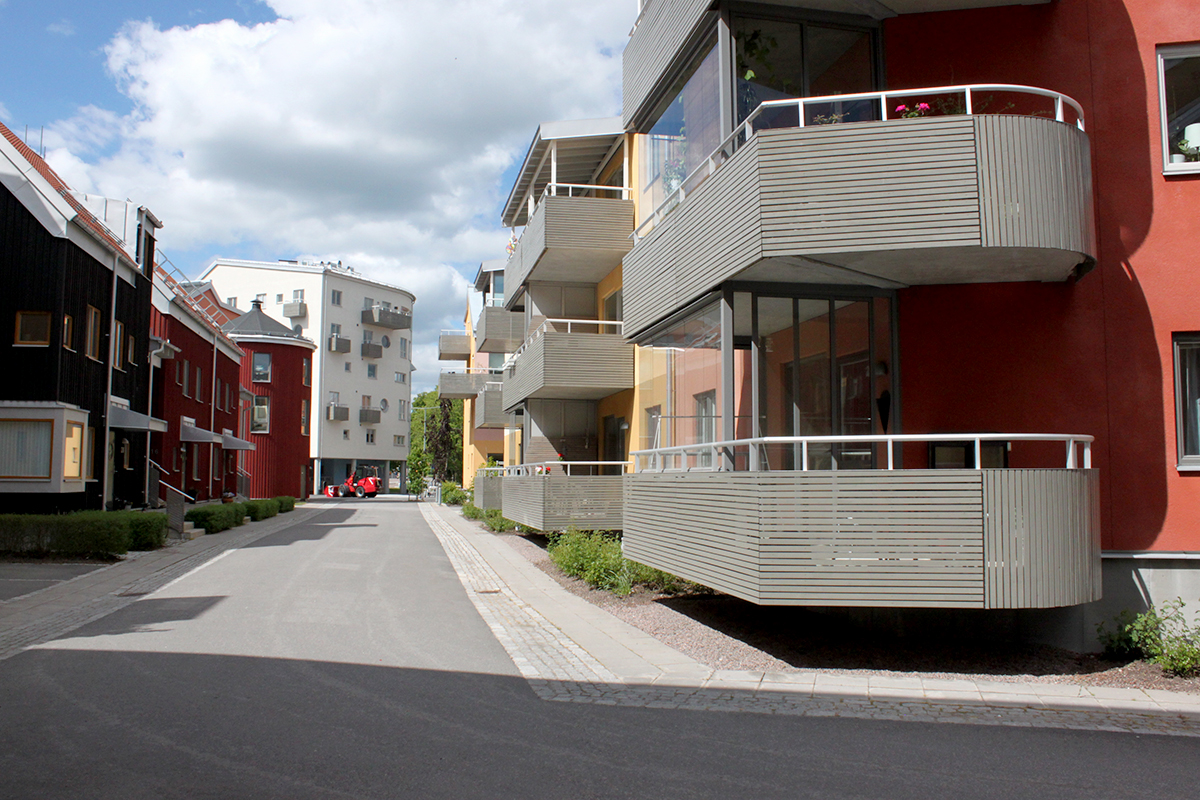 Vy över Tre Bröders väg.