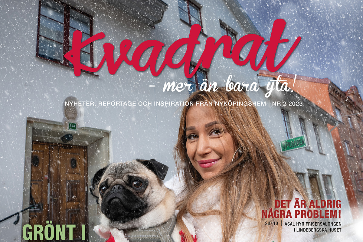 Beskuret omslag till Kvadrat nr 2 2023