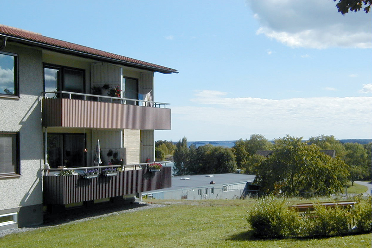 Vy över Malmvägen och Bråviken.