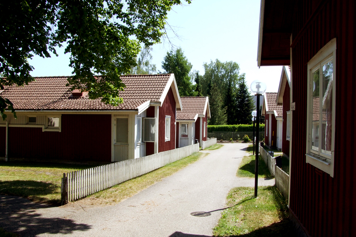 Vy över Nykyrkavägen.