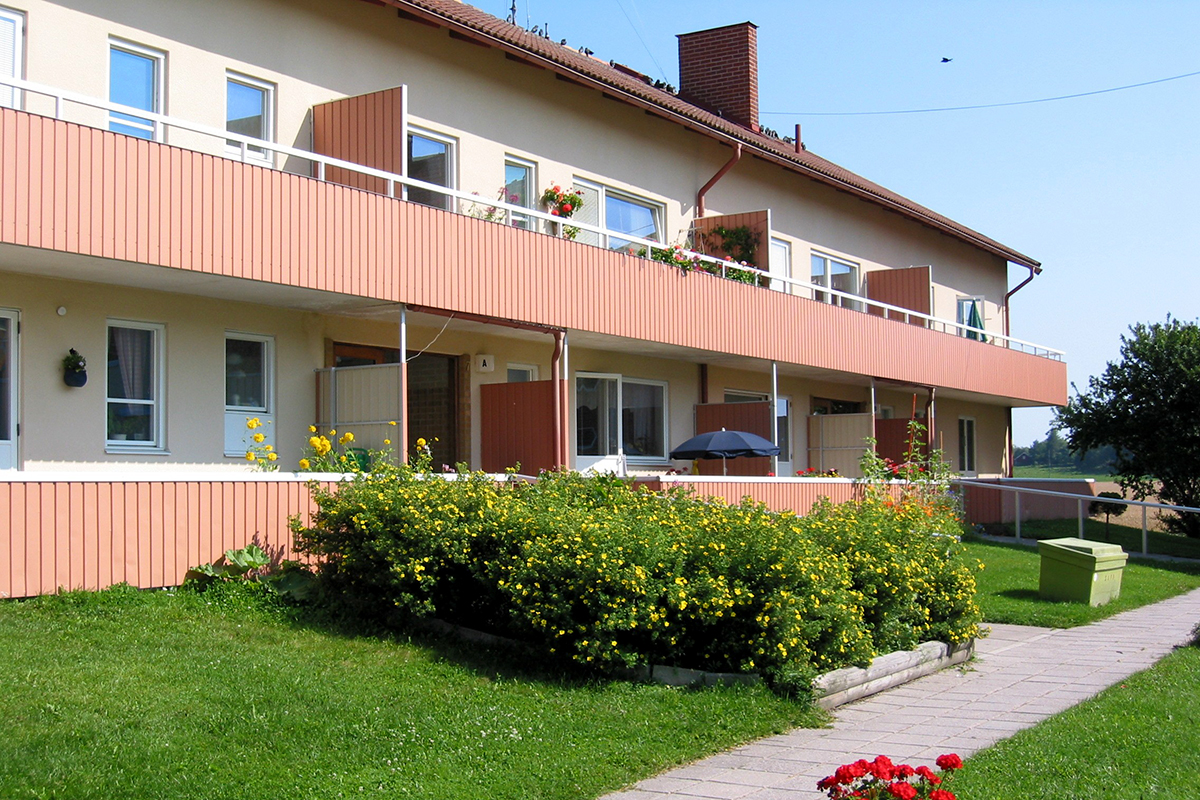 Vy över Stationsvägen.